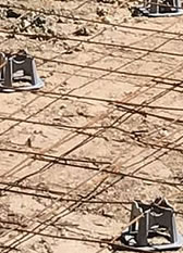 Rebar Support for Wire Mesh